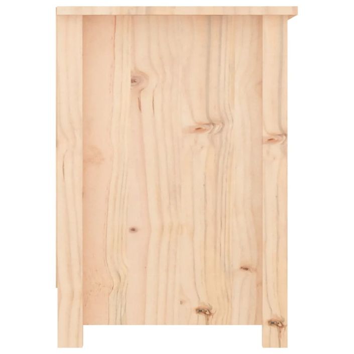 Meuble TV 103x36,5x52 cm Bois de pin massif - Photo n°5