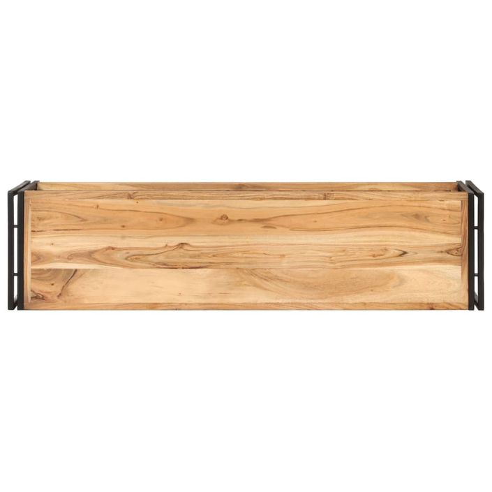 Meuble TV 120x30x40 cm Bois d'acacia massif 2 - Photo n°3