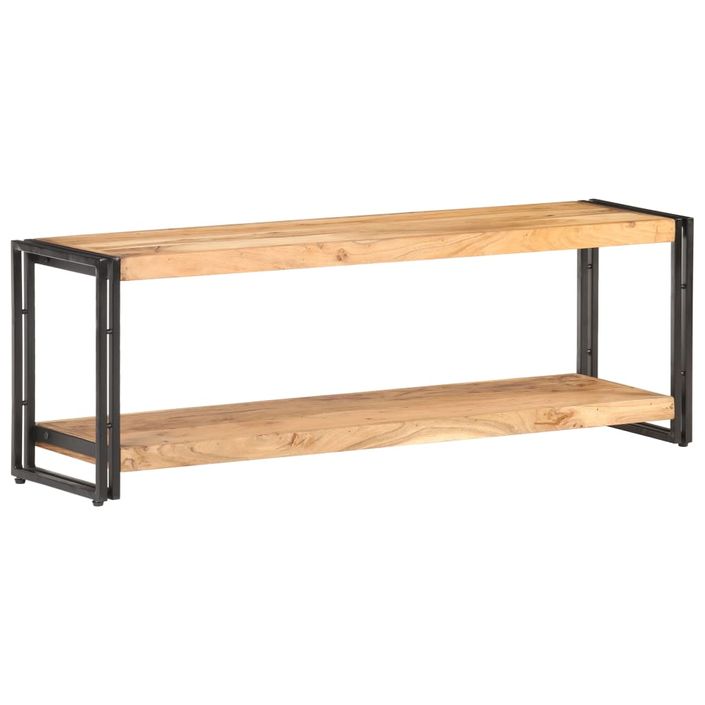 Meuble TV 120x30x40 cm Bois d'acacia massif 2 - Photo n°10