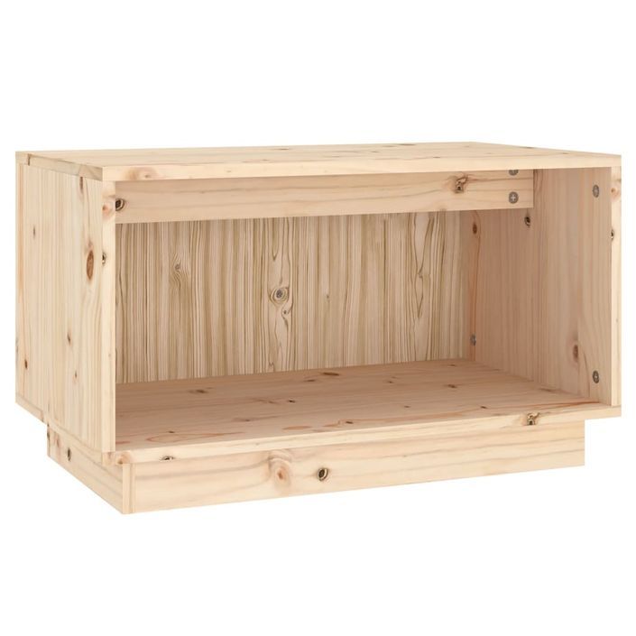 Meuble TV 60x35x35 cm Bois de pin massif - Photo n°1