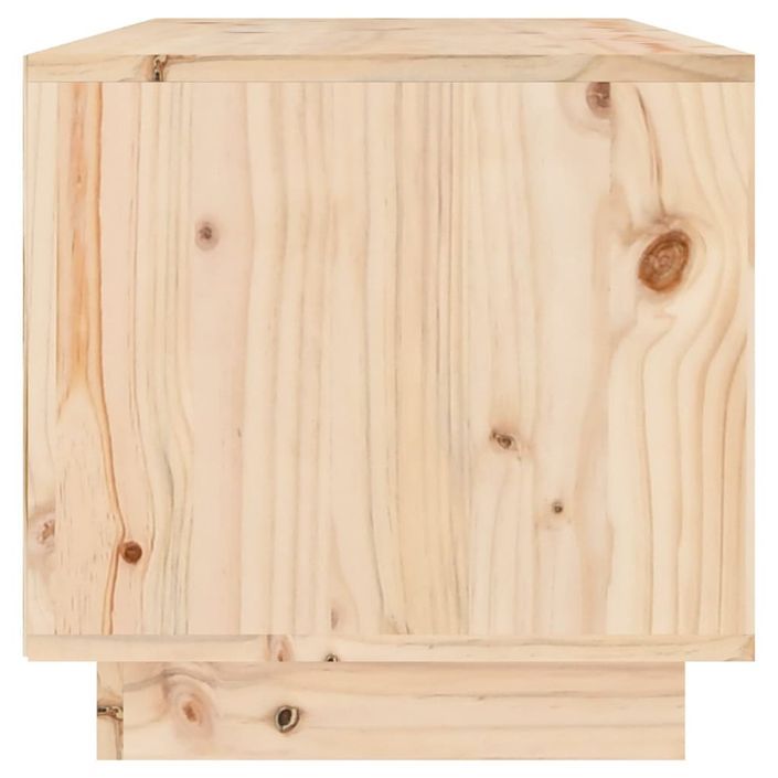 Meuble TV 60x35x35 cm Bois de pin massif - Photo n°3