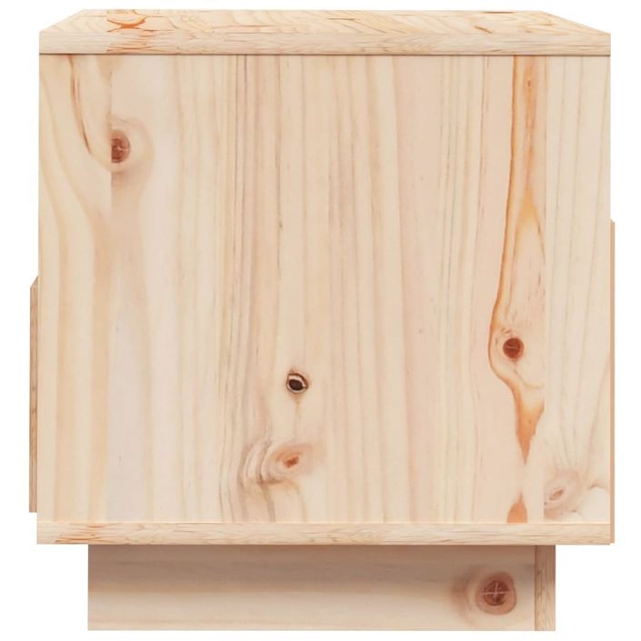 Meuble TV 60x35x37 cm Bois de pin massif - Photo n°6