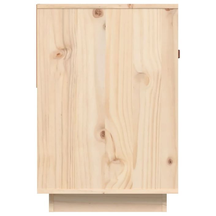 Meuble TV 90x40x60 cm Bois de pin massif - Photo n°7