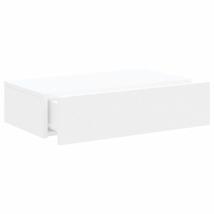 Meuble TV avec éclairage LED blanc 60x35x15,5 cm - Photo n°7