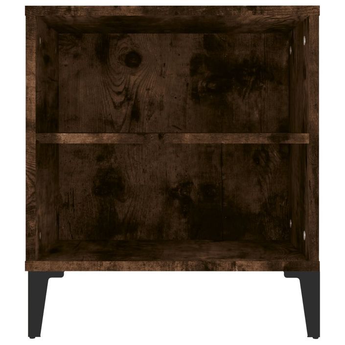 Meuble TV Chêne fumé 102x44,5x50 cm Bois d'ingénierie - Photo n°8