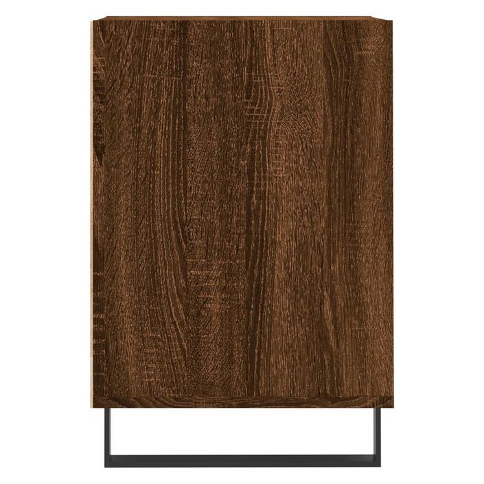 Meuble TV Chêne marron 100x35x55 cm Bois d'ingénierie - Photo n°7