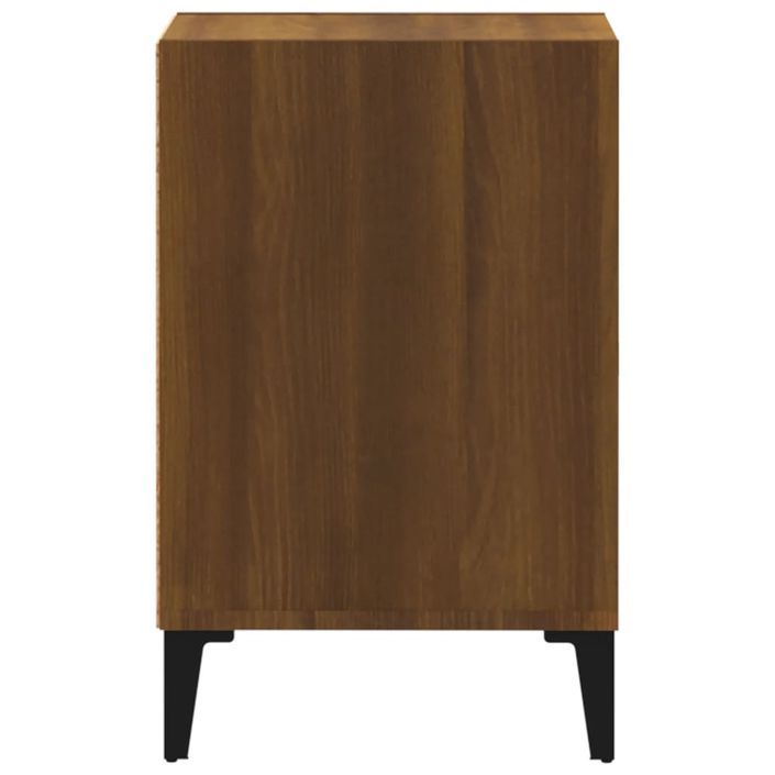 Meuble TV Chêne marron 100x35x55 cm Bois d'ingénierie - Photo n°7