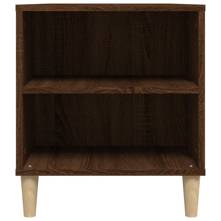 Meuble TV Chêne marron 102x44,5x50 cm Bois d'ingénierie - Photo n°8