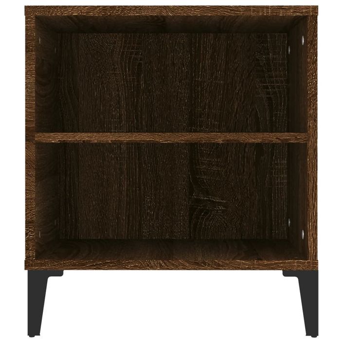 Meuble TV Chêne marron 102x44,5x50 cm Bois d'ingénierie - Photo n°8