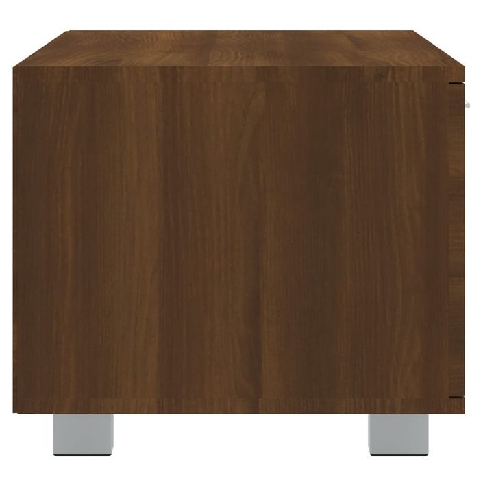 Meuble TV Chêne marron 120x40,5x35 cm Bois d'ingénierie - Photo n°6