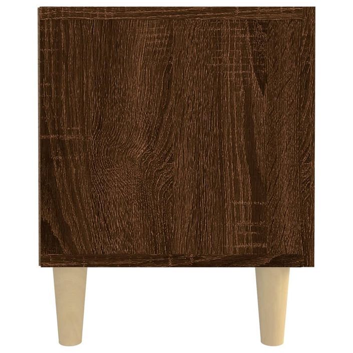 Meuble TV chêne marron 180x31,5x40 cm bois d'ingénierie - Photo n°8