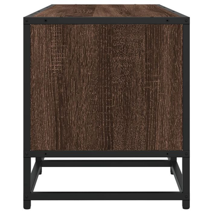 Meuble TV chêne marron 240x35x41 cm bois d'ingénierie - Photo n°5