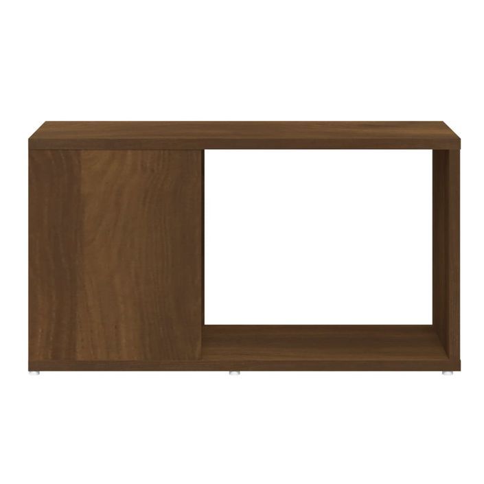 Meuble TV Chêne marron 60x24x32 cm Bois d'ingénierie - Photo n°5