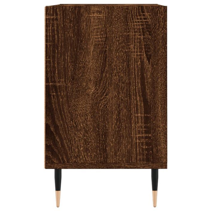 Meuble TV chêne marron 69,5 x 30 x 50 cm bois d'ingénierie - Photo n°5