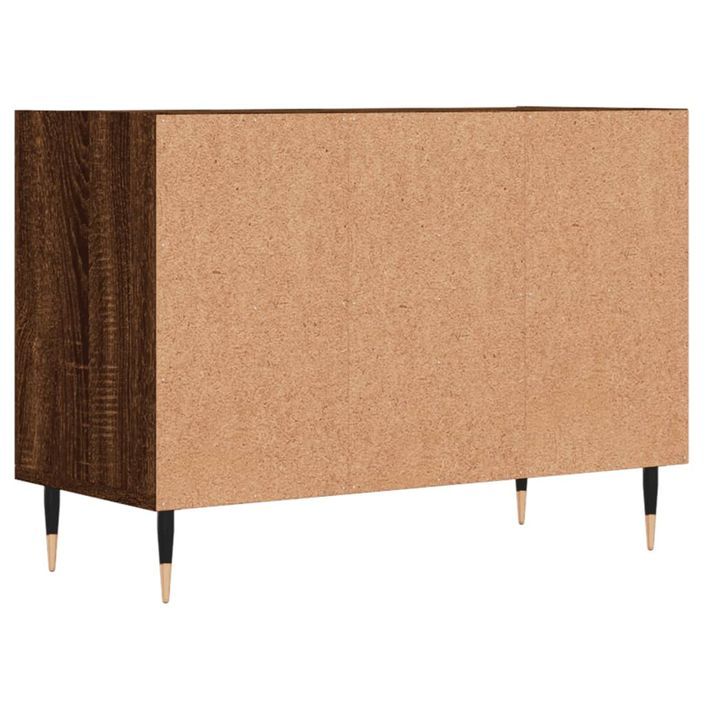 Meuble TV chêne marron 69,5 x 30 x 50 cm bois d'ingénierie - Photo n°6