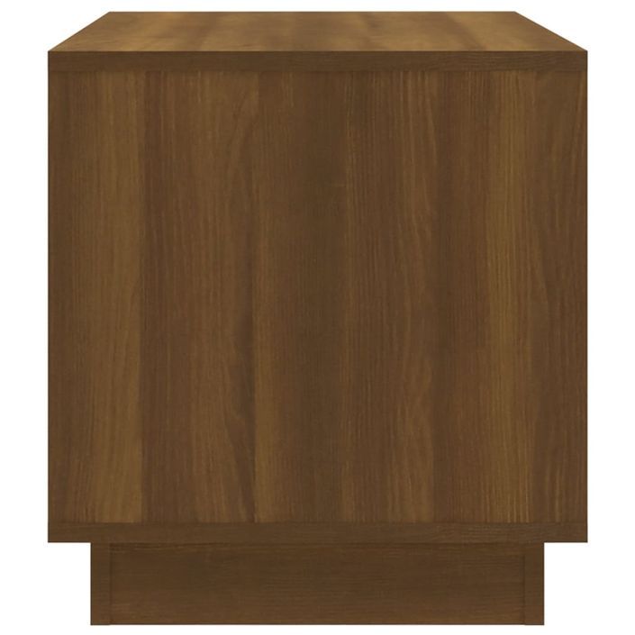 Meuble TV Chêne marron 70x41x44 cm Bois d'ingénierie - Photo n°7