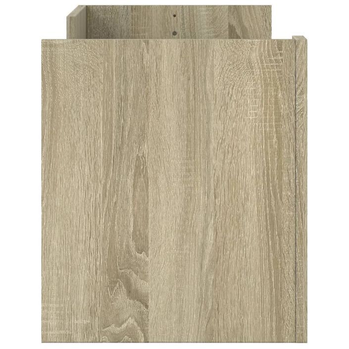 Meuble TV Chêne sonoma 100x35x40 cm Bois d'ingénierie - Photo n°5