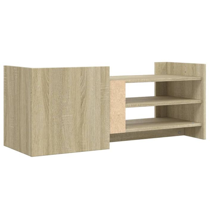 Meuble TV Chêne sonoma 100x35x40 cm Bois d'ingénierie - Photo n°6