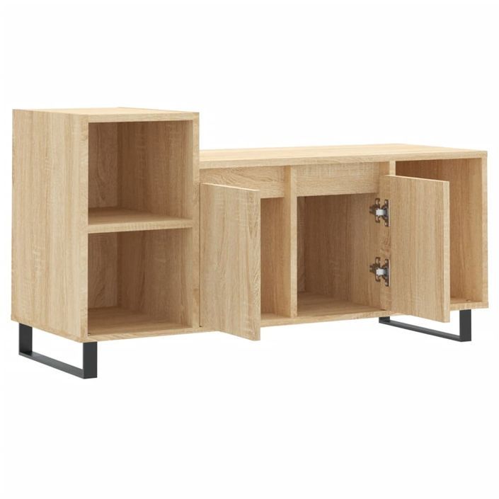 Meuble TV Chêne sonoma 100x35x55 cm Bois d'ingénierie - Photo n°6