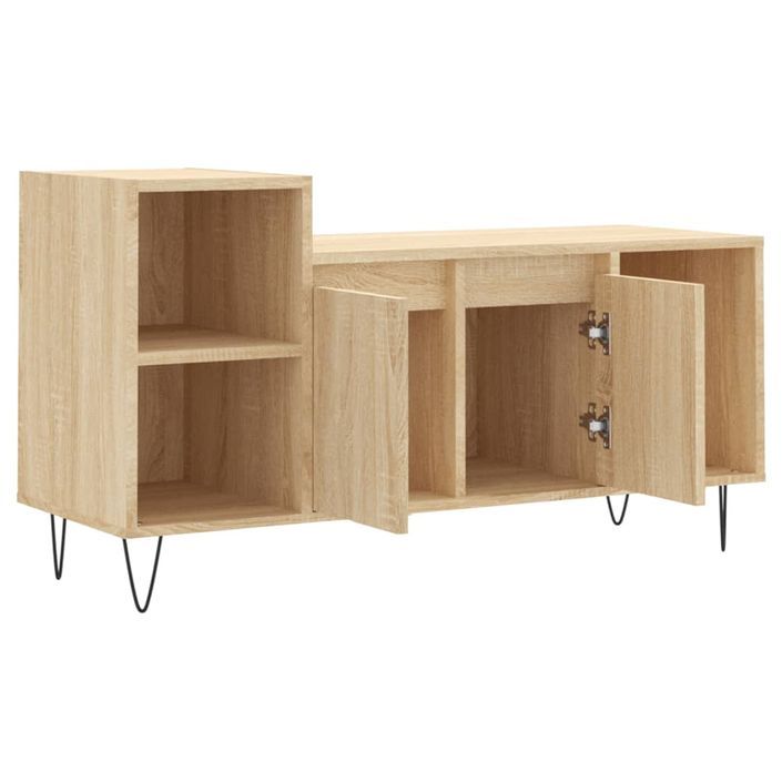 Meuble TV Chêne sonoma 100x35x55 cm Bois d'ingénierie - Photo n°6