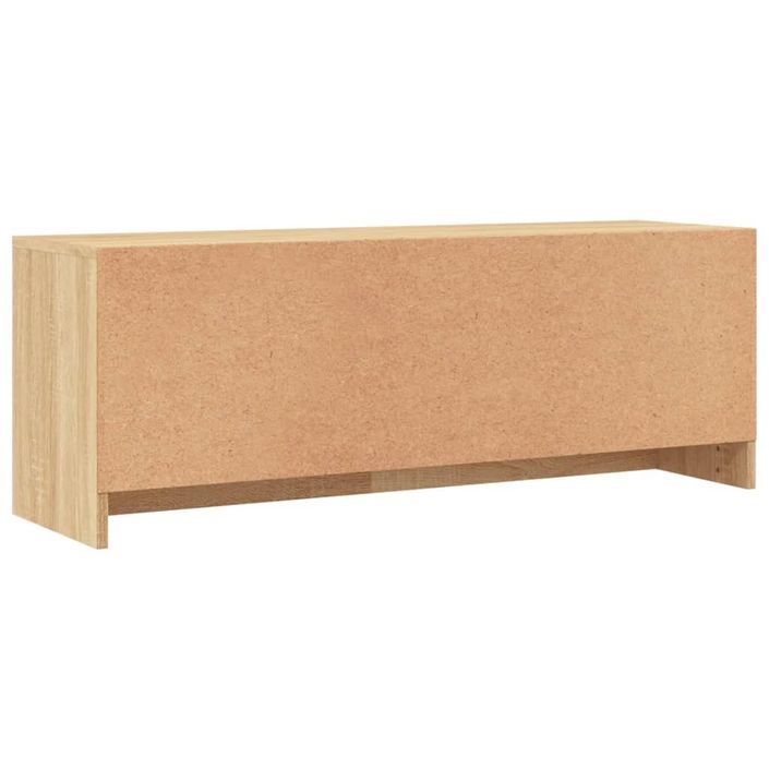 Meuble TV chêne sonoma 102x30x37,5 cm bois d'ingénierie - Photo n°8