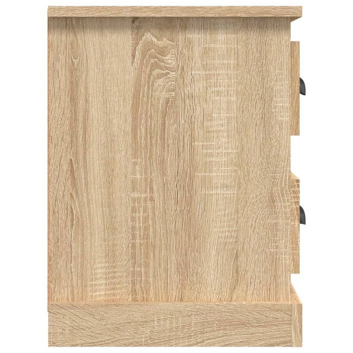 Meuble TV chêne sonoma 102x35,5x47,5 cm bois d'ingénierie - Photo n°8