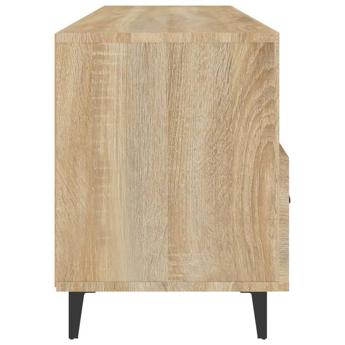 Meuble TV Chêne sonoma 102x35x50 cm Bois d'ingénierie - Photo n°7