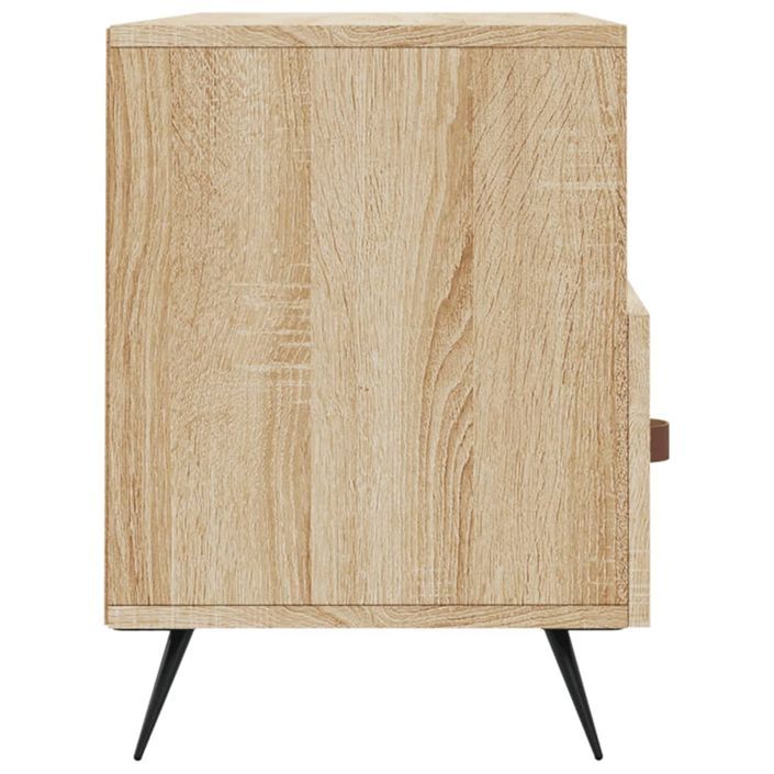 Meuble TV chêne sonoma 102x36x50 cm bois d'ingénierie - Photo n°7