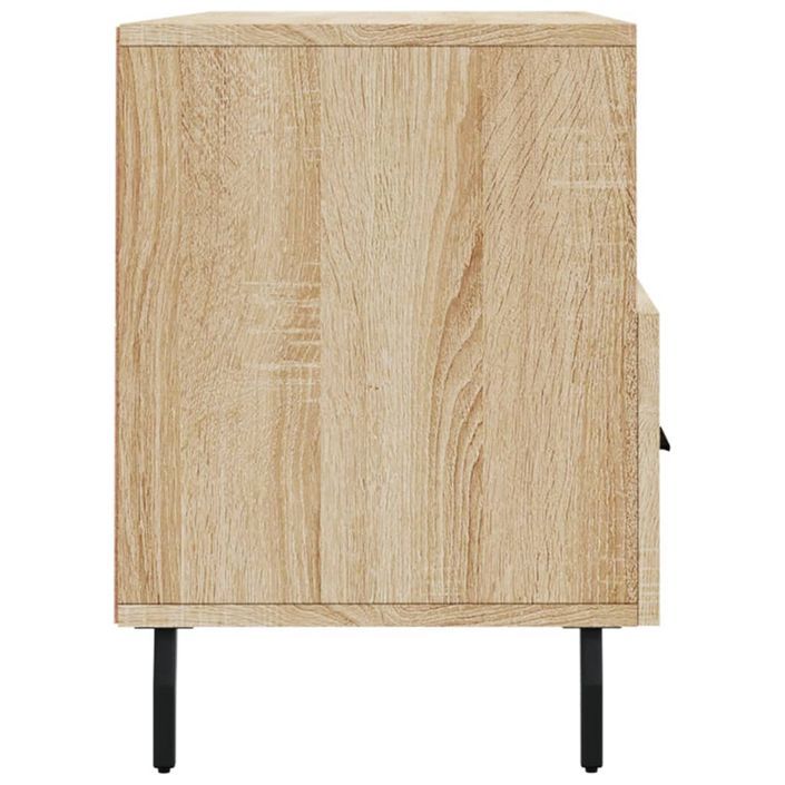 Meuble TV chêne sonoma 102x36x50 cm bois d'ingénierie - Photo n°7