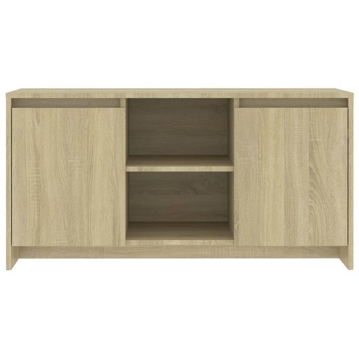 Meuble TV Chêne sonoma 102x37,5x52,5 cm Bois d'ingénierie - Photo n°3