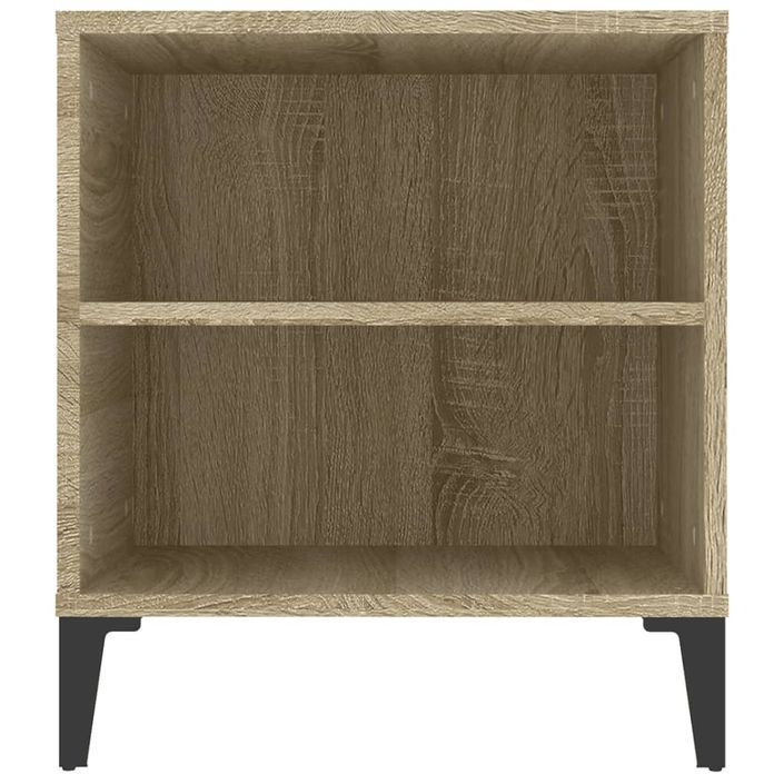 Meuble TV Chêne sonoma 102x44,5x50 cm Bois d'ingénierie - Photo n°8