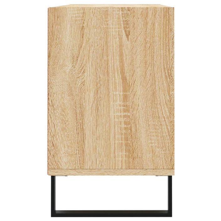 Meuble TV chêne sonoma 103,5x30x50 cm bois d'ingénierie - Photo n°5