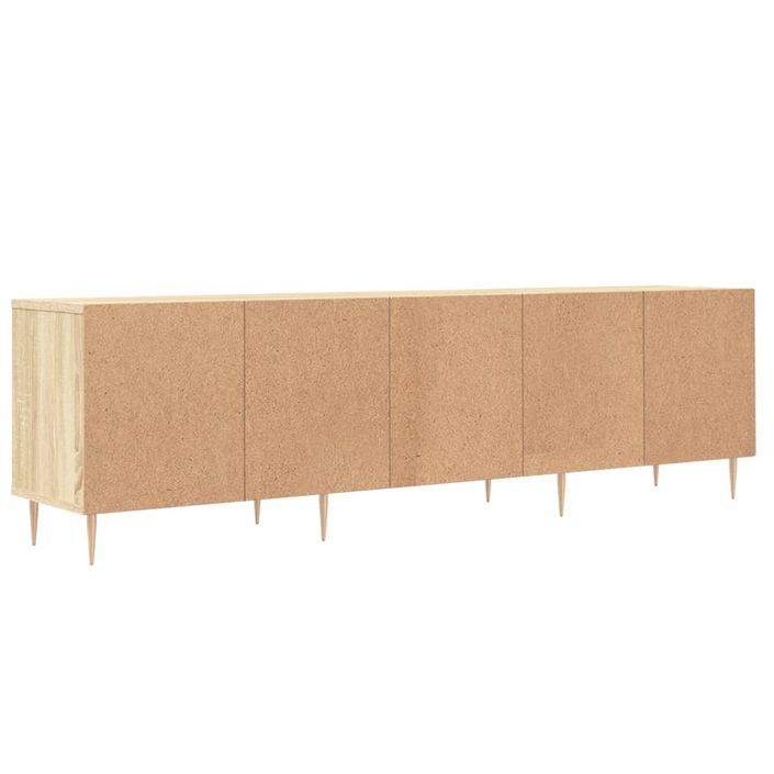 Meuble TV chêne sonoma 150x30x44,5 cm bois d'ingénierie - Photo n°8