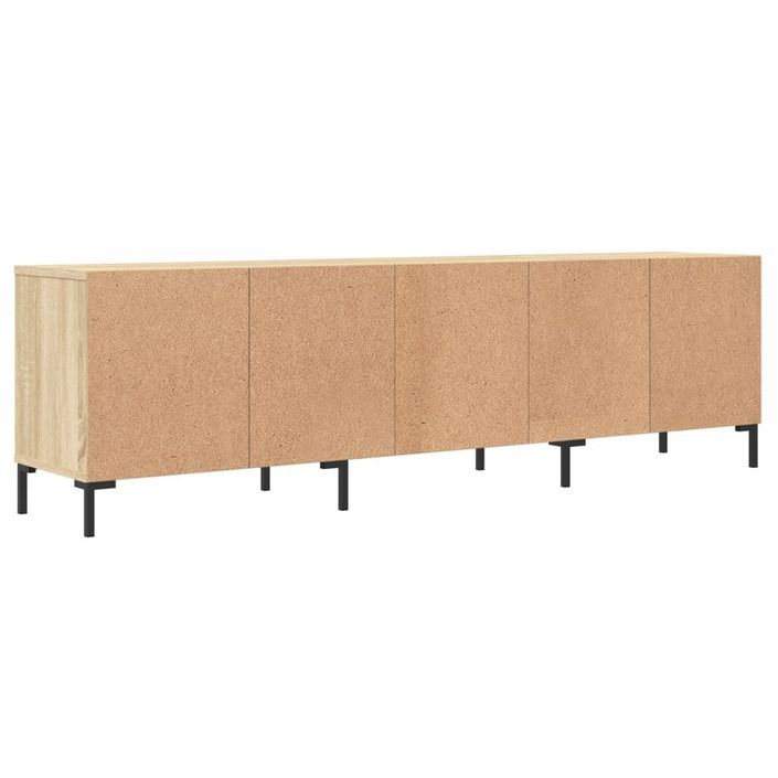 Meuble TV chêne sonoma 150x30x44,5 cm bois d'ingénierie - Photo n°8