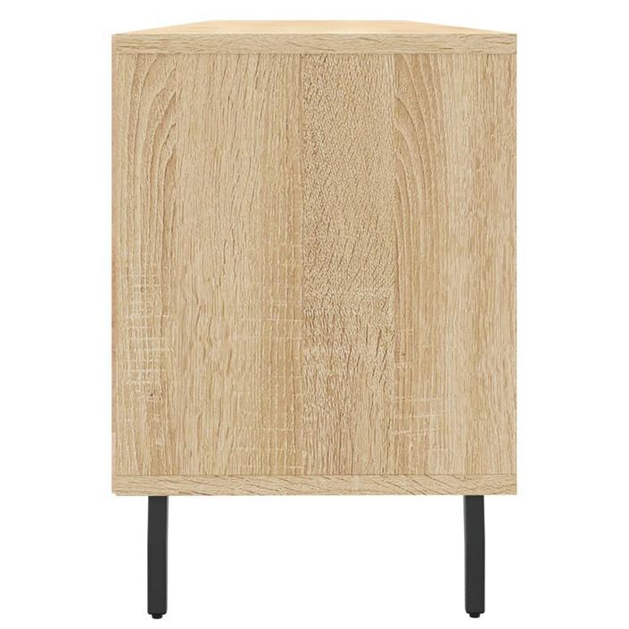 Meuble TV chêne sonoma 150x30x44,5 cm bois d'ingénierie - Photo n°7