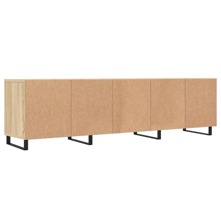 Meuble TV chêne sonoma 150x30x44,5 cm bois d'ingénierie - Photo n°8