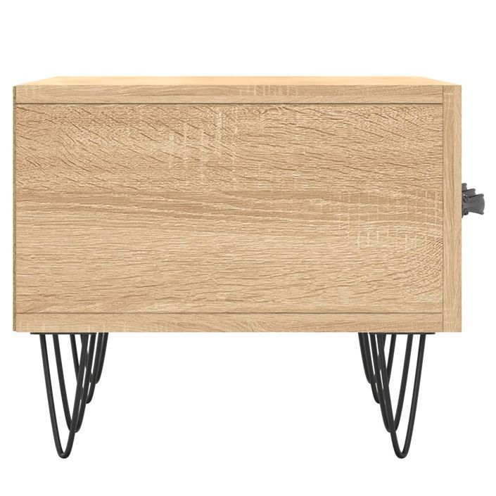 Meuble TV chêne sonoma 150x36x30 cm bois d'ingénierie - Photo n°7