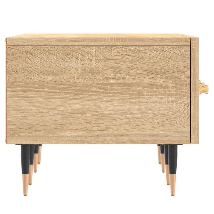 Meuble TV chêne sonoma 150x36x30 cm bois d'ingénierie - Photo n°7