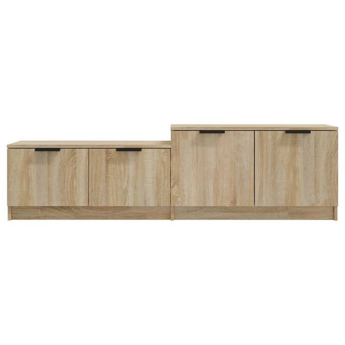 Meuble TV Chêne sonoma 158,5x36x45 cm Bois d'ingénierie - Photo n°5