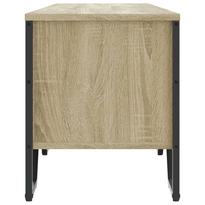 Meuble TV chêne sonoma 180x34x41 cm bois d'ingénierie - Photo n°5