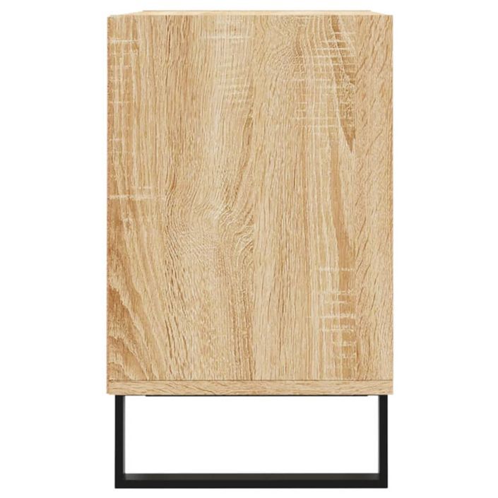 Meuble TV chêne sonoma 69,5 x 30 x 50 cm bois d'ingénierie - Photo n°5