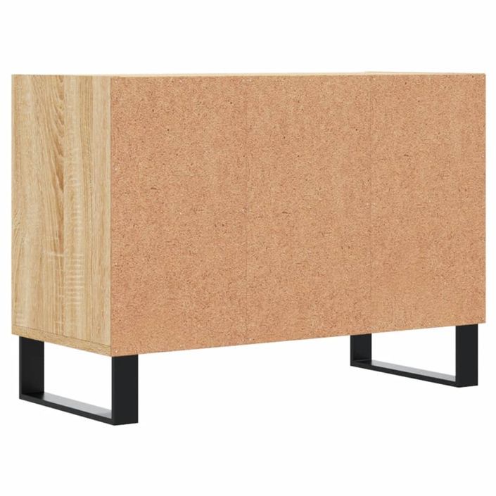 Meuble TV chêne sonoma 69,5 x 30 x 50 cm bois d'ingénierie - Photo n°6