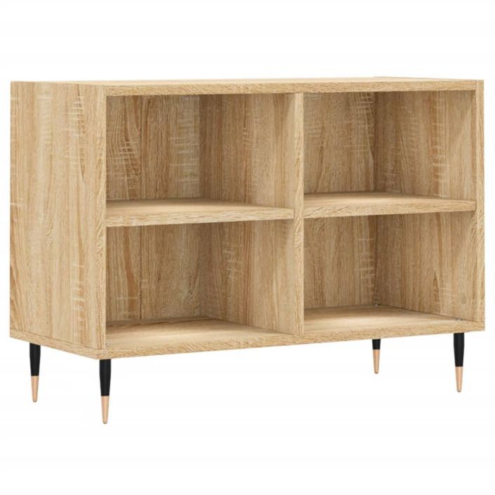 Meuble TV chêne sonoma 69,5 x 30 x 50 cm bois d'ingénierie - Photo n°1