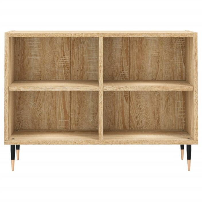 Meuble TV chêne sonoma 69,5 x 30 x 50 cm bois d'ingénierie - Photo n°4