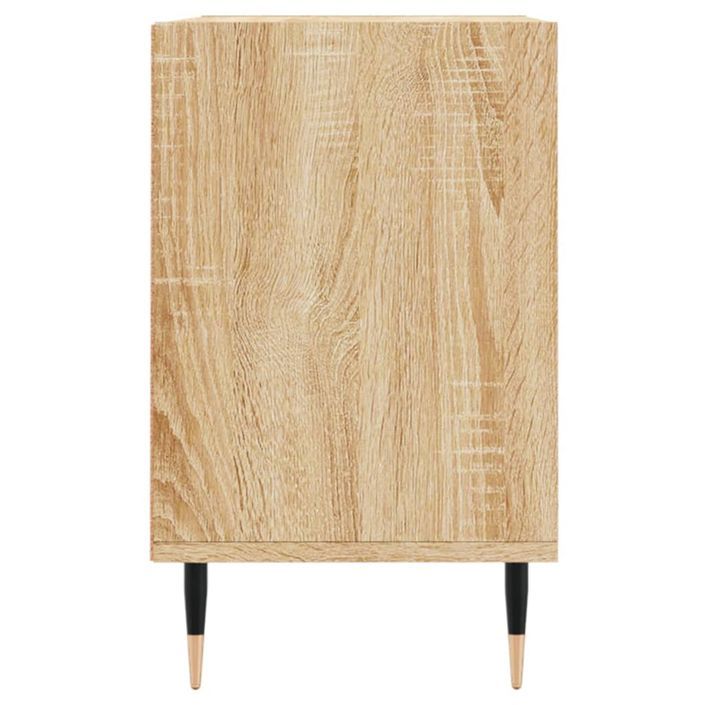 Meuble TV chêne sonoma 69,5 x 30 x 50 cm bois d'ingénierie - Photo n°5