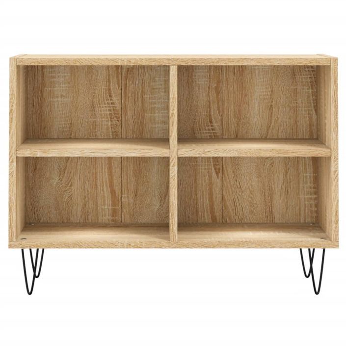 Meuble TV chêne sonoma 69,5 x 30 x 50 cm bois d'ingénierie - Photo n°4