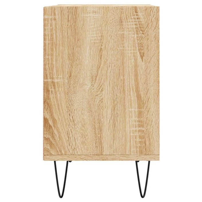 Meuble TV chêne sonoma 69,5 x 30 x 50 cm bois d'ingénierie - Photo n°5