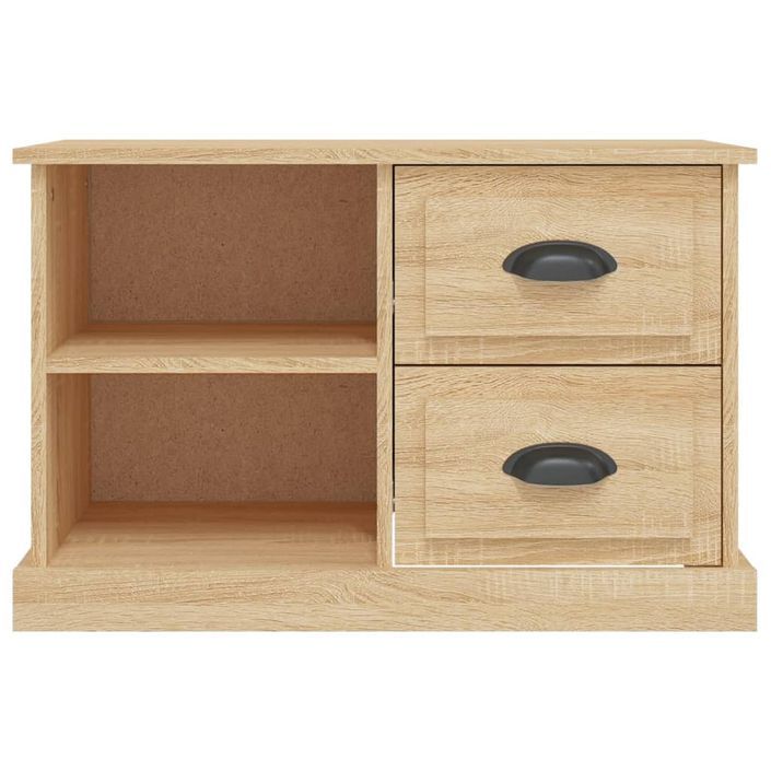 Meuble TV chêne sonoma 73x35,5x47,5 cm bois d'ingénierie - Photo n°6