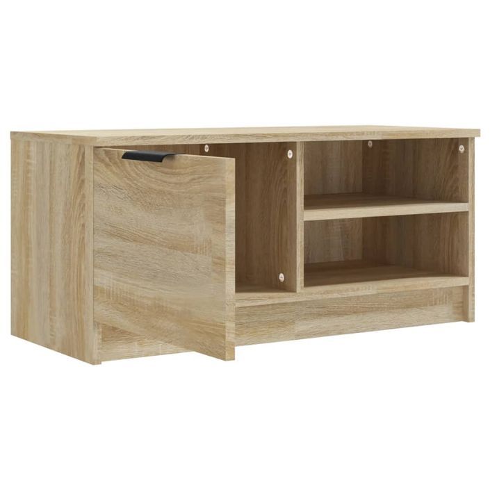 Meuble TV Chêne sonoma 80x35x36,5 cm Bois d'ingénierie - Photo n°6