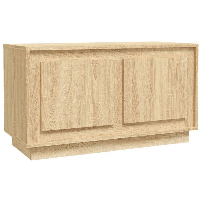 Meuble TV chêne sonoma 80x35x45 cm bois d'ingénierie - Photo n°1